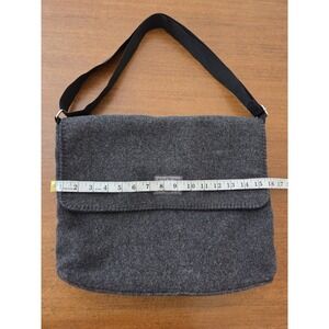 Lucky Brand Wool Messenger‎ Crossbody Purse Bag Gray